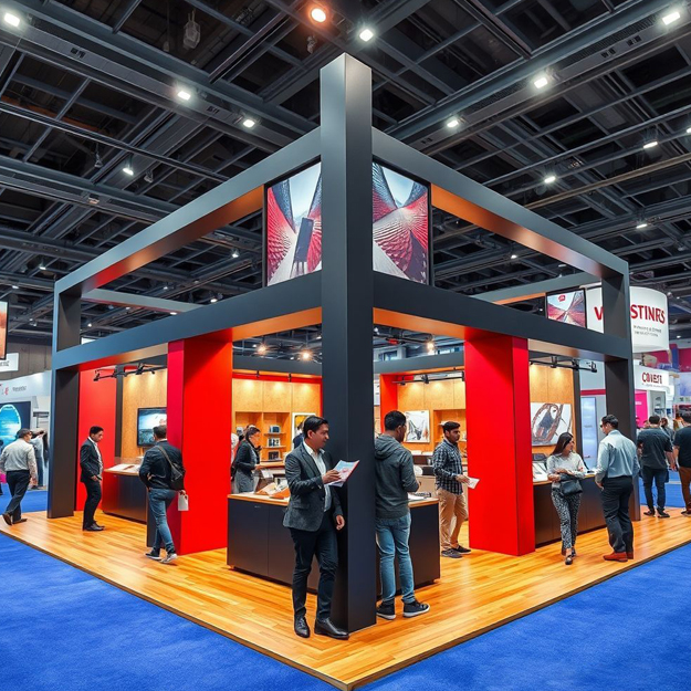 exhibition stall fabrication at lusso events